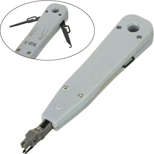 KD-1 Network Cable Installation Tool RJ45 RJ11 Impact Punch Down Tool Punch-Down Impact Wire Tool for Cable Module Wiring