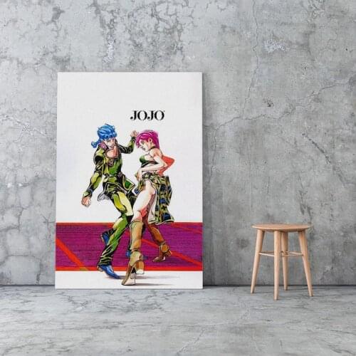 Prints Painting Anime Role Modular Pictures Giorno Giovanna Canvas Wall Art Jojo S Bizarre Home Decor Bedside Background Poster