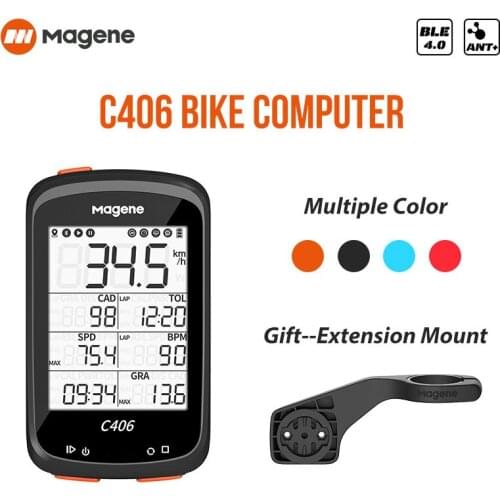 Magene C406 Bike Computer Waterproof GPS Wireless Smart Mountain Road Bicycle Monito Stopwatchring Cycling Data Map