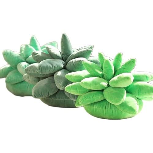 25/45cm Cute Succulent Plush Toys Simulation Cartoon Plants Stuffed Pillows Office Rest Cushion Soft Gifts for Girls