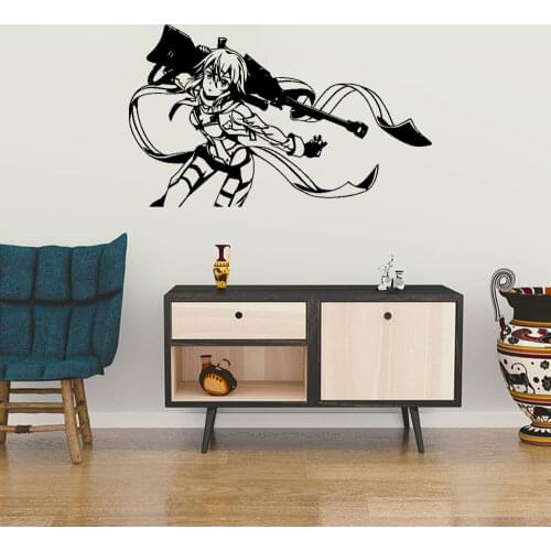 Cartoon Child Girls Wall Anime Sticker Living Room And Home Bedroom Kids Room Decoration Vinyl Removable DW11548