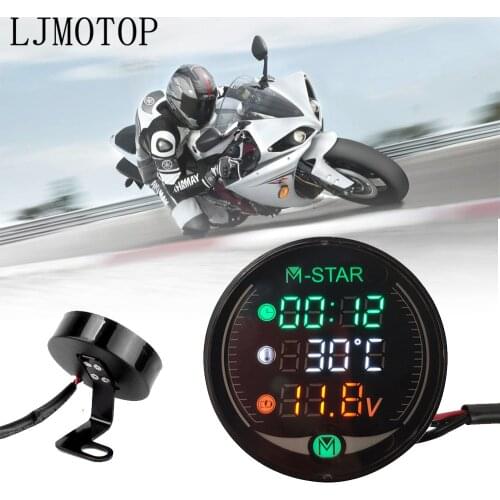 Night Vision Motorcycle Meter Time Temperature Voltage Table For MOTO GUZZZI BReva 850 /1100/1200 2006 2007 2008 2009 MGX21