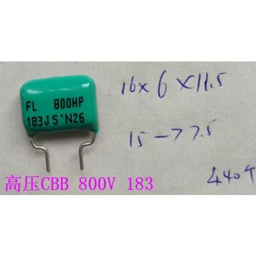NEW 20PCS SHINYEI FLS441 high voltage CBB film capacitor 183J 800V 0.018uf