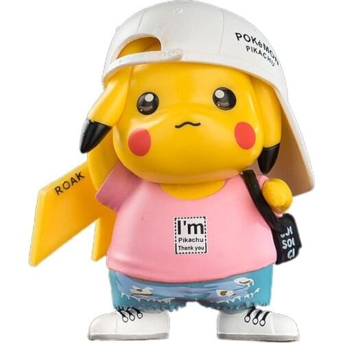 Pokemon Anime Figure Pikachu Toys Movie Cartoon Doll Cute Pvc Animals Model Decoration Kawaii Pokemones for Child Birthday Gift