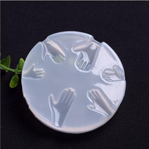Transparent Silicone Mould Resin Decorative Craft DIY Different sizes hands shape Type epoxy resin molds for jewelry making
