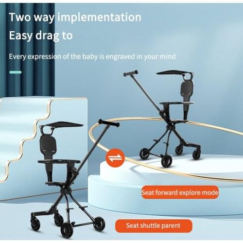 Luxury Baby Stroller 3 In 1 High Landscape Baby Cart Ventilation Chair Portable Pushchair Foldable Baby Cradel Infant Carrier