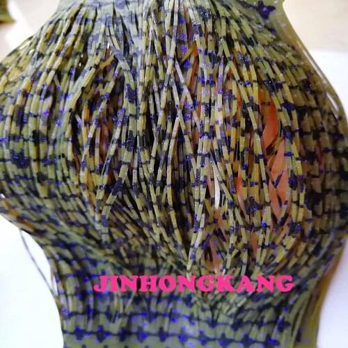 Fishing Lure Silicone Skirt Layers,Silicone Skirt Material for Tackle Craft, DIY Spinner, Rubber Jigs, Buzzbait---66