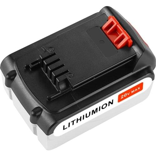 High quality Replacement 6.0Ah 20V Li-Ion Power Tool Battery for Black&Decker: LBXR20 LBX4020 LB20 LBX20 LBXR20-OPE