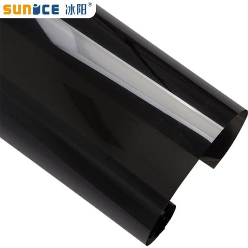 Sunice 1.52x30m/roll Black car house window film 15%VLT 2mil Nano Ceramic Solar Tint Car Sun Shade Film glass protective film