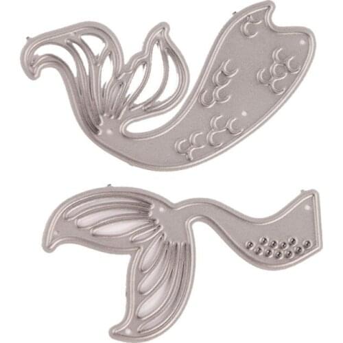 Mermaid Tail Metal Cutting Die Stencils for Scrapbooking Embossing Paper Album Card Decoration Template Knife Mold New Dies 2020