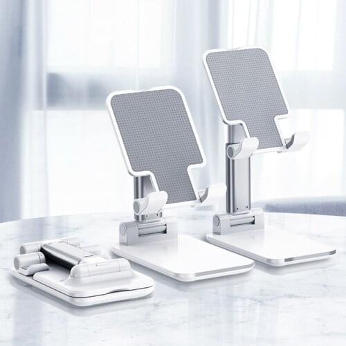 Universal Desktop Mobile Phone Holder Stand for iPhone iPad Adjustable Metal Tablet Foldable Table Cell Phone Stand Holder
