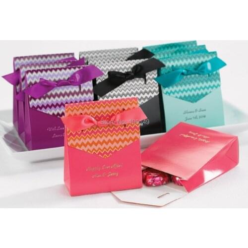 100 Pieces/Lot) Newest Tent Wedding Favor Boxes in Green Color Unique candy box for wedding and Birthday Party favor box