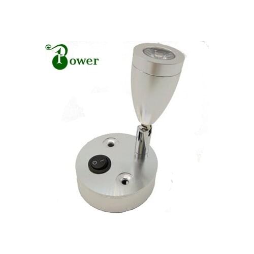 3W 12V 24V MARINE YACHT SWIVEL HEADBOARD READING LIGHTS