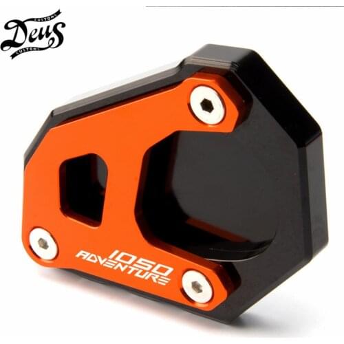 For KTM 1050 Adventure Accessories 2018 Flash Deals Motorcycle Side Stand Kick stand Side Stand Extension Plate Pad