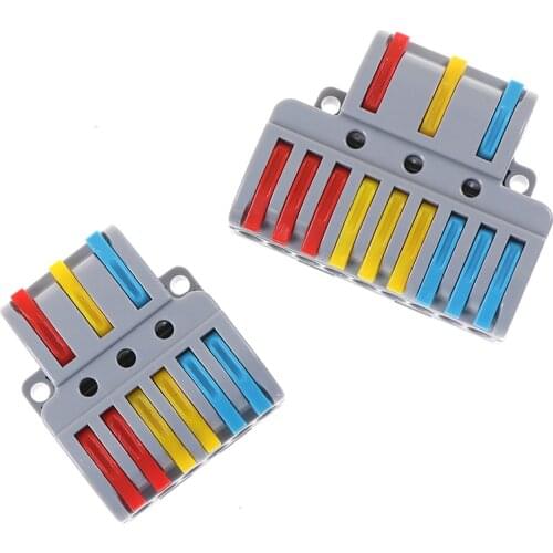 Quick Wire Connector Universal Wiring Cable Connectors Push-in Conductor Terminal Block Led light electrical splitter NC-633/933
