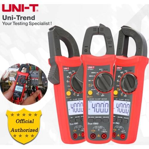 UNI-T UT201+/UT202+/UT203+/UT204+/UT202+ 400-600A digital clamp meter; automatic range true RMS high precision multimeter