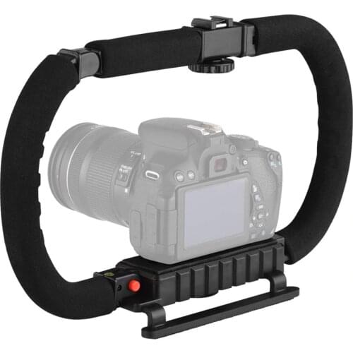 Action Stabilizer Grip Flash Bracket Holder Handle Professional Video Accessories for DSLR DV Camera Camcorder Smartphones