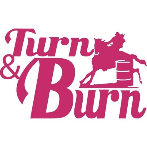 For Barrel Racing Cowgirl Rodeo Western Horse Truck Window Vinyl Decal Sticker Car Styling