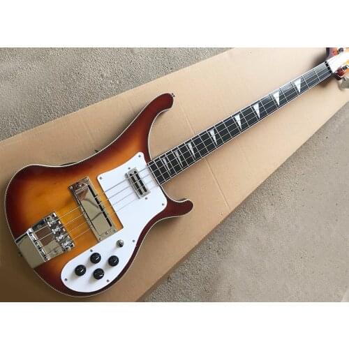 Factory Outlet-4 Strings Tobacco Sunburst Neck-thru-body Electric Bass with Rosewood Fretboard