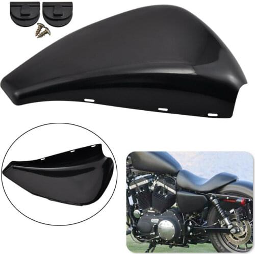 Motorcycle Left Side Battery Cover For Harley Sportster XL Iron 883 1200 48 72 2004-2013
