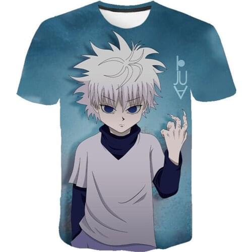 Hot Sale Anime HUNTER X HUNTER T-shirt 3D Printed Summer Fashion Popular Short-sleeved Casual T Shirt Unisex Harajuku Top Tees