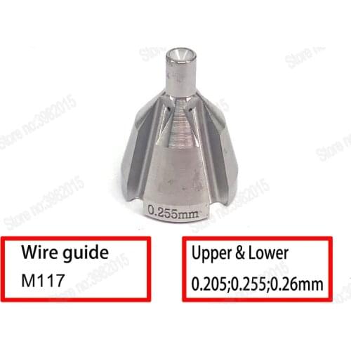 Ruby Wire Guide M117 Code X053B834G53 Upper and Lower Guide Diameter 0.255/0.26/0.305mm