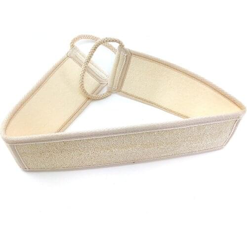 Natural Exfoliating Loofah Back Scrubber Toewl Wash Scrubber Massage Shower Bath Towel Rub Back Belt Body Health Cleaning Strap