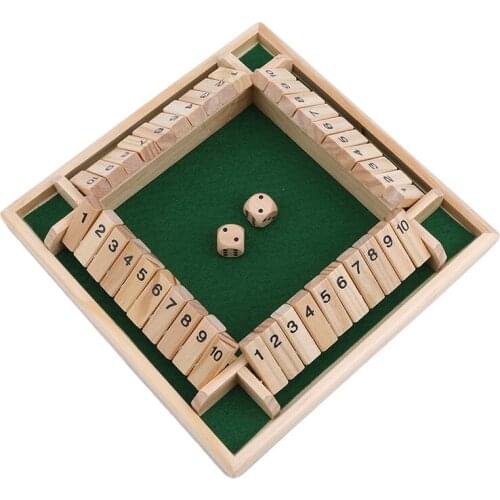 New Digital 2 People Funny Puzzle Game For Party Club Family Games Shut The Box Board Set Number Education Toys For Childern