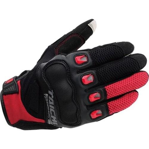 Touch Screen Motorcycle Full Finger Knight Riding Gloves Summer Mesh Motobike Gloves Racing Guantes Moto Size S M L XL