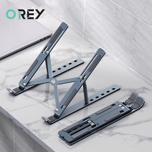 Portable Laptop Stand Aluminium Adjustable Notebook Stand For Macbook Pro Foldable Base Laptop Holder Computer Cooling Bracket
