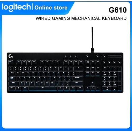 Logitech G610 Wired Gaming Mechanical Keyboard USB RGB Backlit Red/Blue Switch Professional Gaming Keyboard for Desktop Laptop