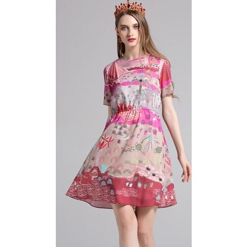 VERDEJULIAY Short Sleeve Dresses