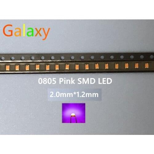 0805 2012 SMD/SMT Surface Mount Pink Ultra Bright LED SMD Light Emitting Diode LED Diode Lamp 6000PCS