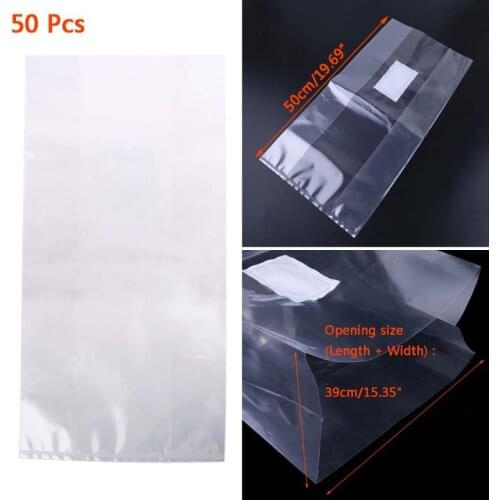 10/20/50pcs Mushroom Growth Bags High Temperature Plastic Planting Bag Gardening X7YD