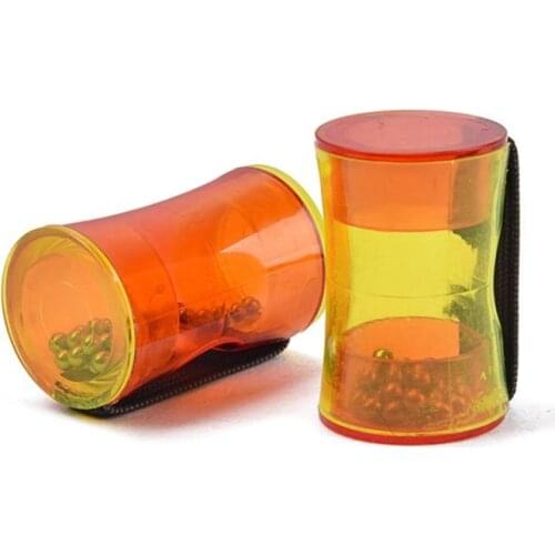 2pcs Instrument Rhythm Sand Shaker Music Finger Ring Finger Shot for Ukulele Guitar Banjo