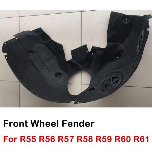 1pcs Car Front Fender Wheel Leaf Board Splash Guard Mud Flap Mudguards For BMW MINI Cooper One S JCW R55 R56 R57 Car Accessories