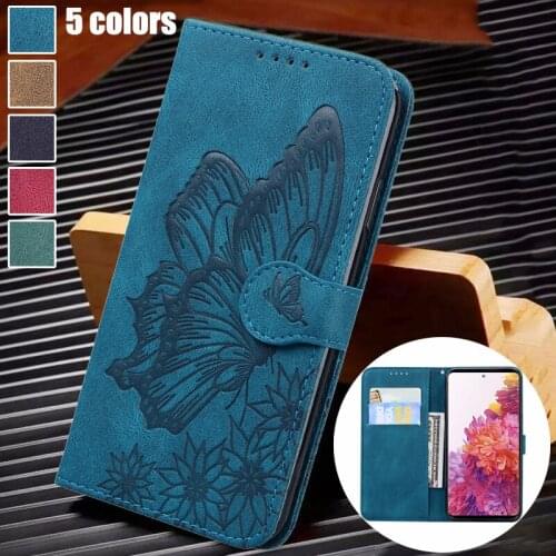 Embossing Wallet Case For Samsung Galaxy S20 S21 Plus Note 20 Ultra S10 A52 A72 A51 A71 Leather Flip Cover Coque Etui Hoesje