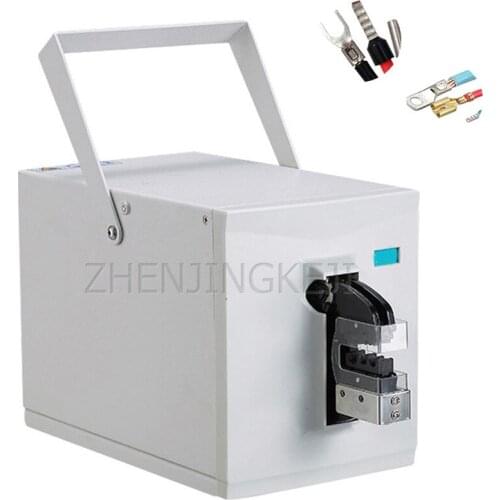 Electric Terminal Crimping Machine Equipment Small Portable Desktop Wire Cold Press Pliers Automatic Crimping Tools 220V/110V