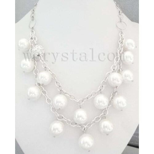 Nice 16mm White Mother of Pearl Necklace