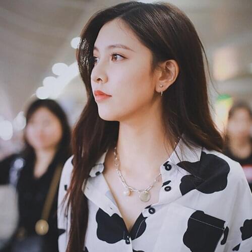 Liemjee Fashion Jewelry Personality Thick Chain Irregular Pearls Necklace For Women Feature Namour Charm Gift All Seasons