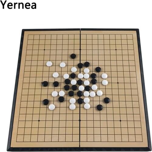 Magnetic Foldable Go Game Chess Board Game Pieces Large Magnetic Folding Chessboard Set 37*37*2CM Entertainment Gift