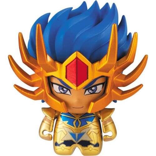 CUTE Saint Seiya Gold Saint Zodiac Series Toys Action Figure Blind Box Kawaii Doll Collection Children Friend Gift Free Shipping