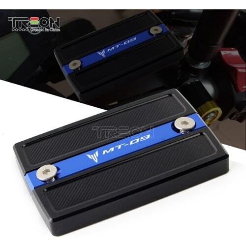 New Arrivals TREON CNC Aluminum Front Brake Fluid Reservoir Cap Cover 5 Color Motor For YAMAHA MT-09 FZ-09 2014-2019 Accessories