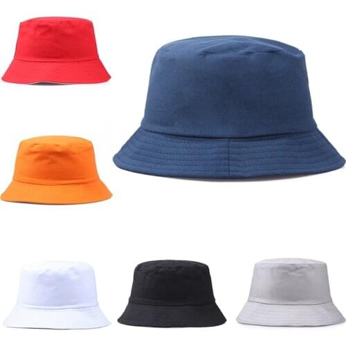 Korean jelly-colored Color Bucket Hats For Men Panama Women Hat Fisherman Hat Street DIY Portable Basin Hat Tide Visor