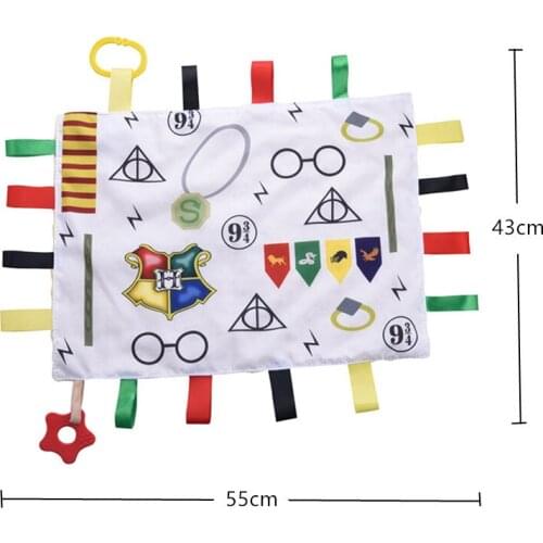 Tooth Gum Comforting Towel Multi-touch Baby Tag Comforting Towel Infant Massage BB Device Newborn Comforting Toy Gift Present