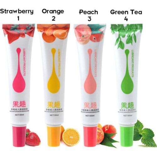 EXVOID Edible Lube 50mL Enhance Pleasure Water-based Sex Lubricants Oil Flirting Sex Toys for Couples Smooth Vagina Lubricants