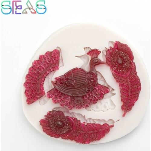 DIY Peacock Silicone Molds For Baking Pastry tools Accessories DIY Cake Molds Cake Decorating Tools Silicone Molds Resin Molds