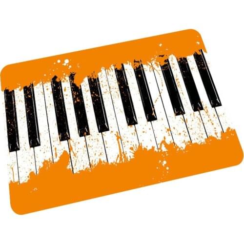 Vogue Creative Musical Notes Piano Keys Home Doormat Corridor Kitchen Carpet Indoor Outdoor Welcome Non-slip Floor Mat