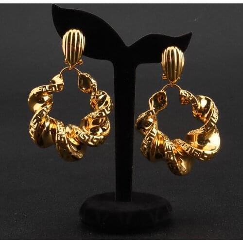 Женские золотые серьги YM China At AliExpress