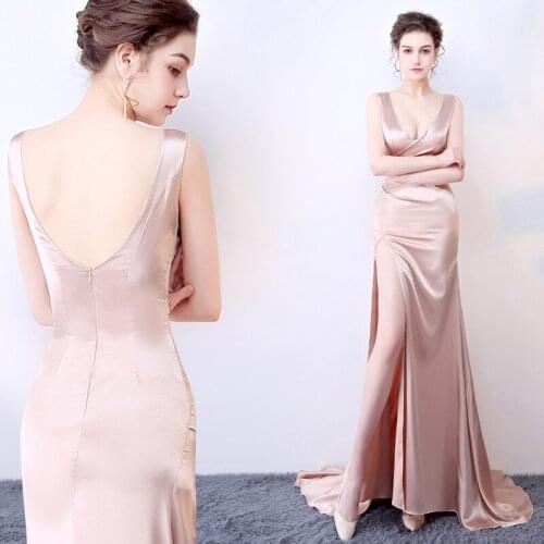 New sexy deep v mermaid long lady girl women princess bridesmaid banquet party party dress gown